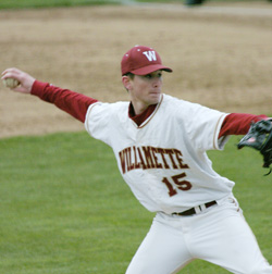 Linfield Wins Pitchers' Duel to Start Twinbill Sweep of Willamette, 2-1 and 8-2