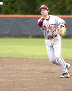 Willamette and Simpson Suspend Game in Top of 10th Inning Tied 4-4