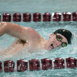 Guffey Finishes 5th in 100 Free, Masei is 6th in 200 Back, at NWC Championships