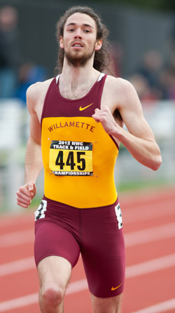 Winger Wins 400-Meter Dash at Linfield Twilight