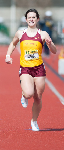 Dinsmore Sets Personal Record of 24.77 in 200-Meter Dash at Gregory Invitational
