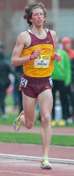 Kingstad is Named NWC Men's Track Student-Athlete of the Week
