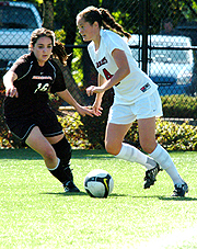 Women's Soccer Shoots Past George Fox, 2-1