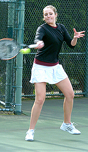 WU Defeats U of O Club in Women's Tennis Exhibition Match