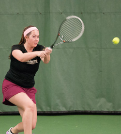 Gutierrez, Poltavski Win #1 Doubles, but Linfield Sweeps Singles for 8-1 Victory